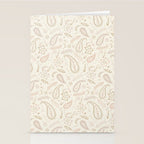 Paisley - Soft Pink Stationery Card Gallery Image 2