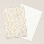 Paisley - Soft Pink Stationery Card Gallery Image 2