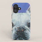 French Bulldog Oil Painting Portrait iPhone Case Gallery Image 1