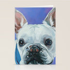 French Bulldog Oil Painting Portrait Stationery Card Gallery Image 2