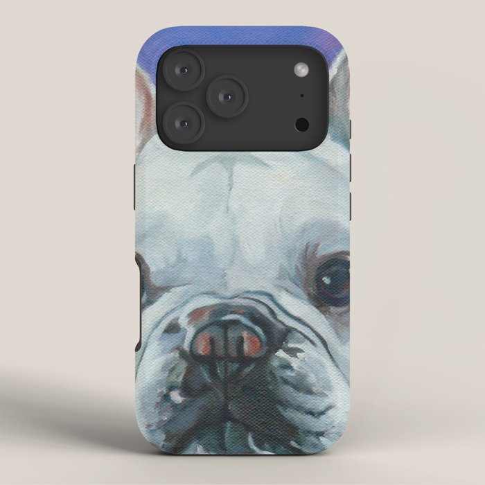 French Bulldog Oil Painting Portrait iPhone Case Gallery Image 3