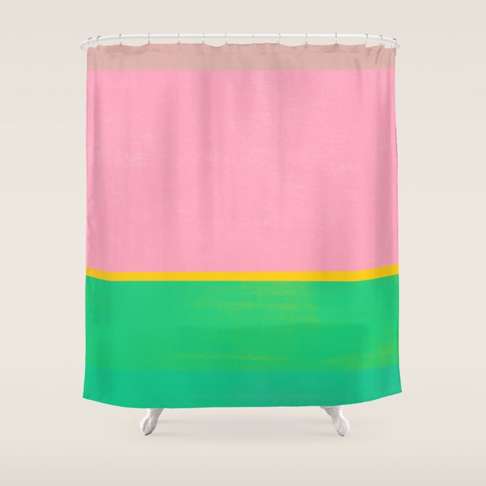 stripe study 42 Shower Curtain Gallery Image 1