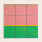 stripe study 42 Wood Wall Art Gallery Image 1