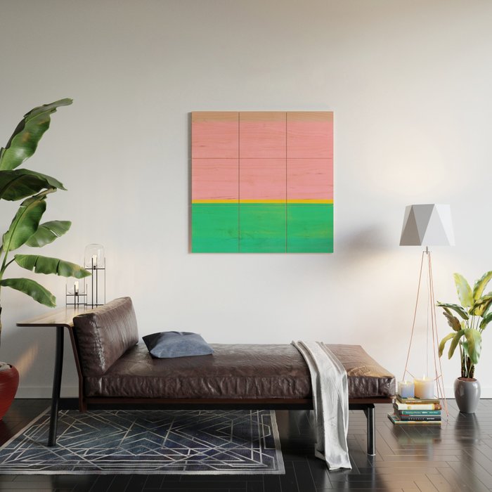 stripe study 42 Wood Wall Art Gallery Image 2