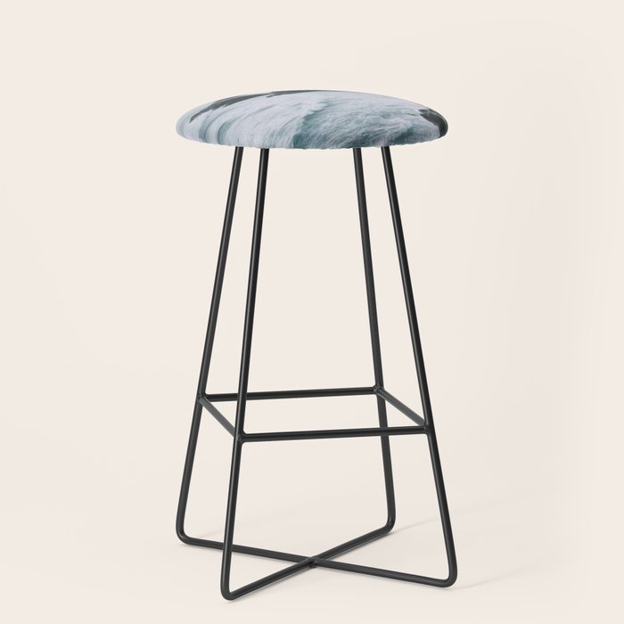 Waves Below Pines - Pacific Northwest Coast Wall Art Stool Gallery Image 1