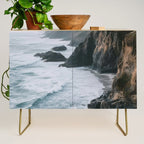 Waves Below Pines - Pacific Northwest Coast Wall Art Credenza Gallery Image 1
