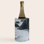 Waves Below Pines - Pacific Northwest Coast Wall Art Wine Chiller Gallery Image 1
