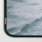 Waves Below Pines - Pacific Northwest Coast Wall Art Laptop Sleeve Gallery Image 3