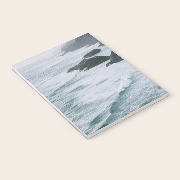 Waves Below Pines - Pacific Northwest Coast Wall Art Notebook Gallery Image 3