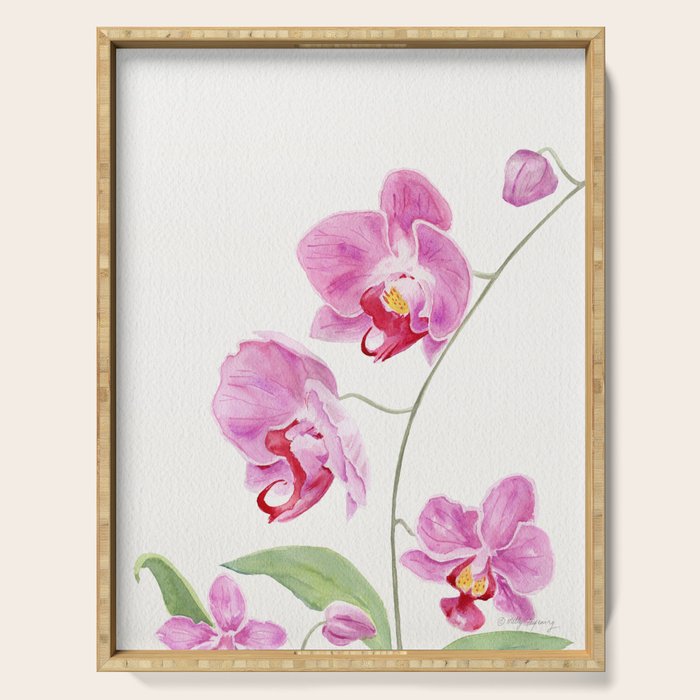 Orchid Serving Tray Gallery Image 1