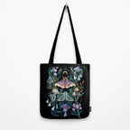 Sphinx Moth Moon Garden Tote Bag Gallery Image 2