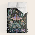 Sphinx Moth Moon Garden Duvet Cover Gallery Image 6