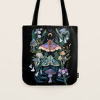 Sphinx Moth Moon Garden Tote Bag Gallery Image 1