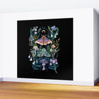 Sphinx Moth Moon Garden Wall Mural Gallery Image 2