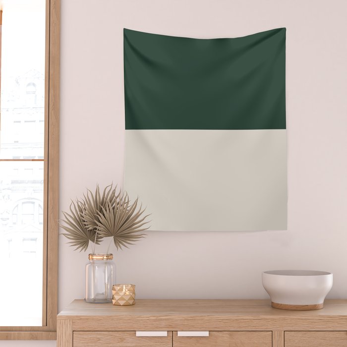 Scandinavian Modern Minimal Pine Wall Tapestry Gallery Image 2