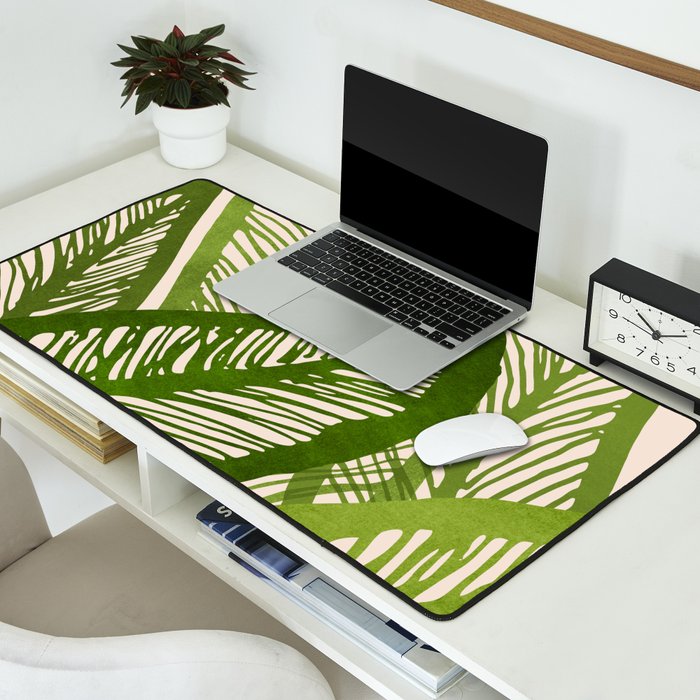 Green Tropics Desk Mat Gallery Image 2