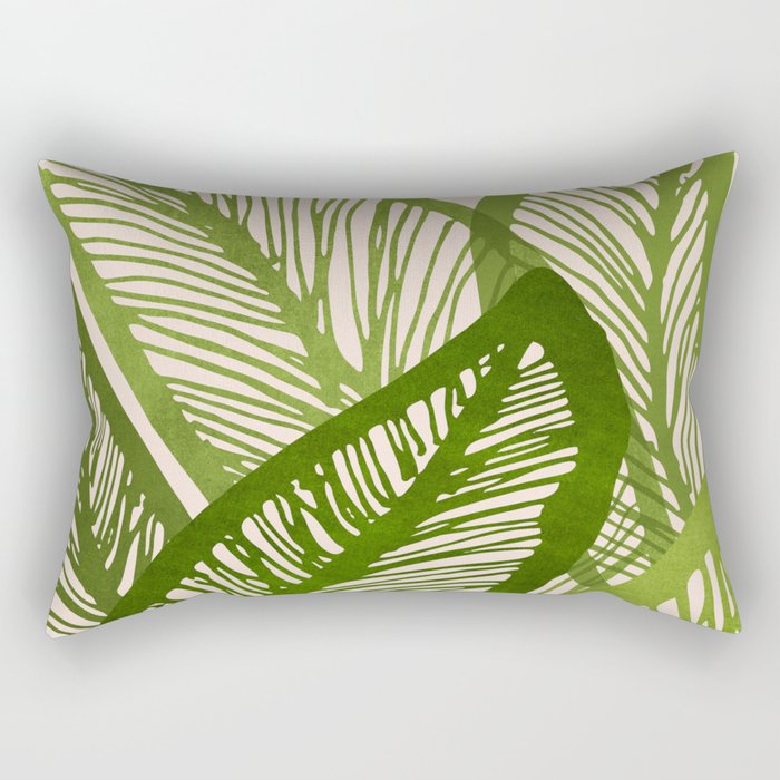 Green Tropics Rectangular Pillow Gallery Image 1