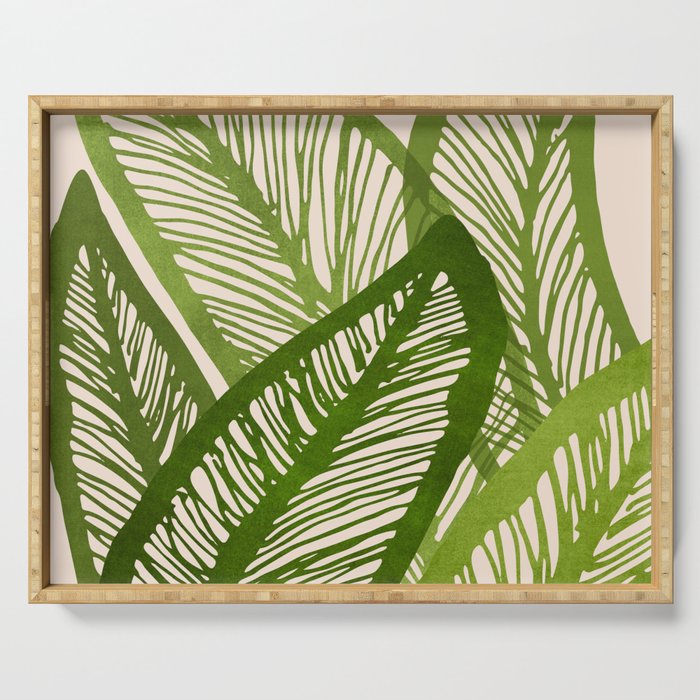 Green Tropics Serving Tray Gallery Image 1