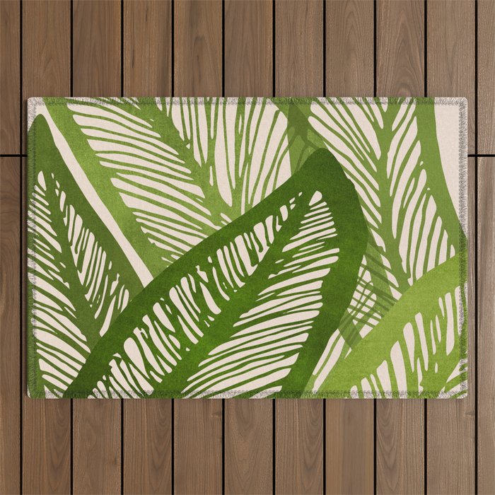 Green Tropics Outdoor Rug Gallery Image 1