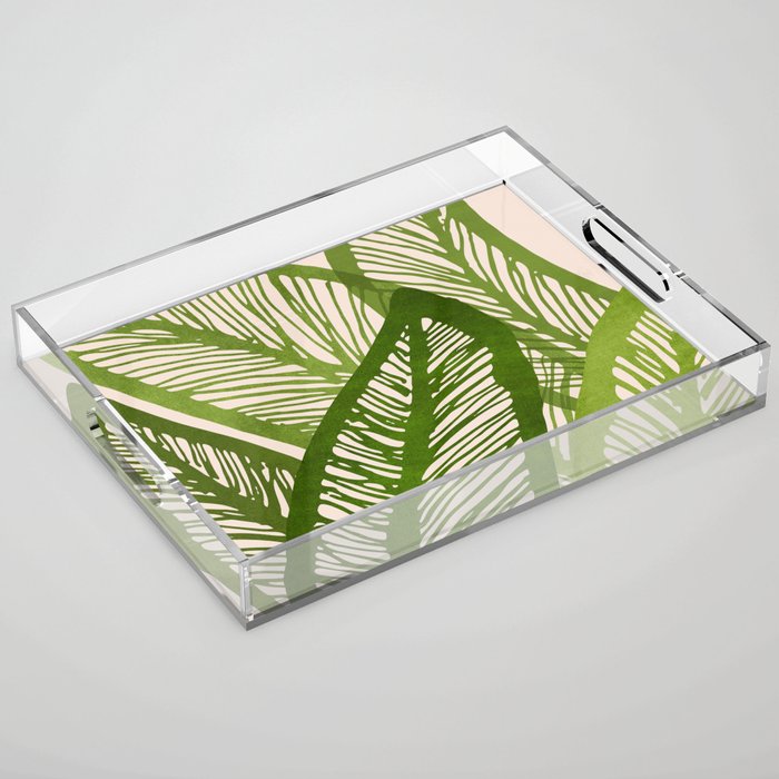 Green Tropics Acrylic Tray Gallery Image 1