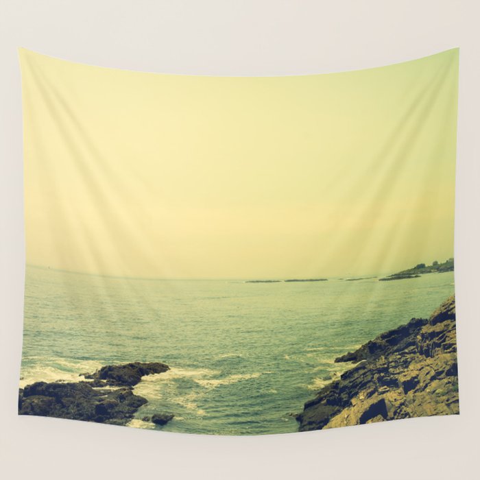 Sunday by the Sea Wall Tapestry Gallery Image 4