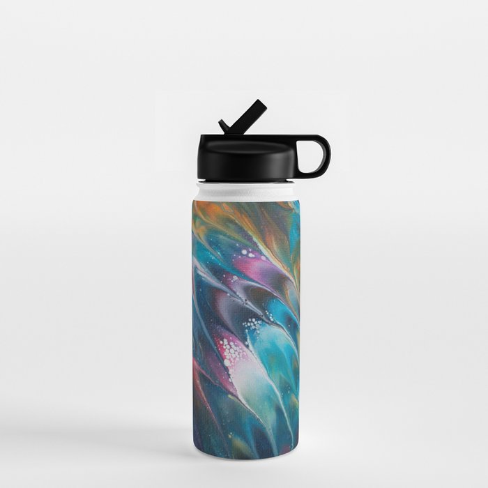 Multi Feather Splash Water Bottle Gallery Image 1