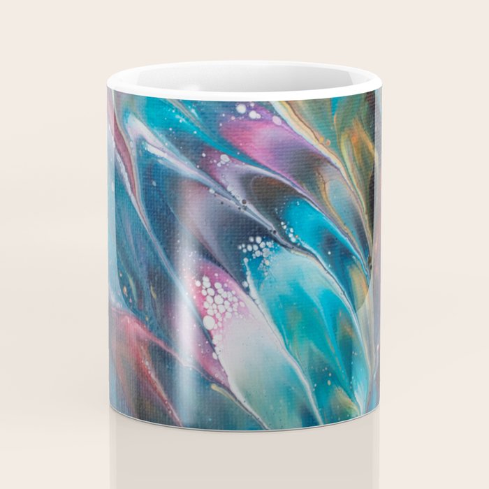 Multi Feather Splash Coffee Mug Gallery Image 4
