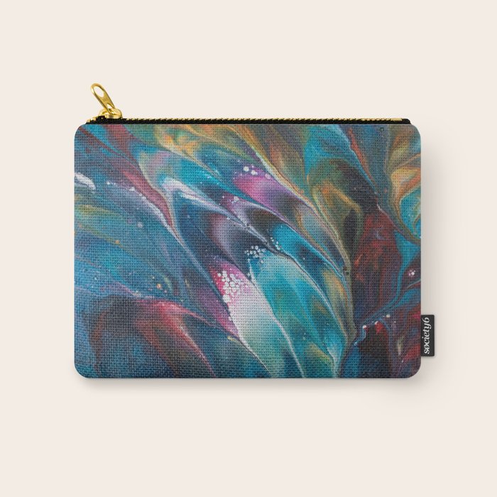 Multi Feather Splash Carry All Pouch Gallery Image 1