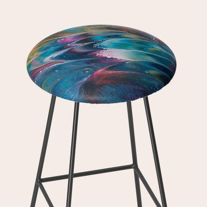 Multi Feather Splash Stool Gallery Image 2