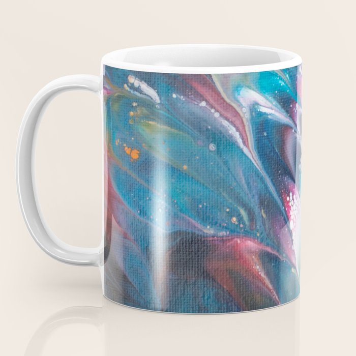Multi Feather Splash Coffee Mug Gallery Image 3