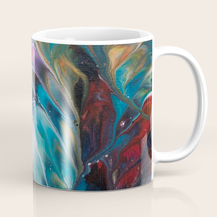 Multi Feather Splash Coffee Mug Gallery Image 1