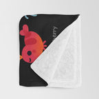 Freshwater shrimp - name Throw Blanket Gallery Image 3