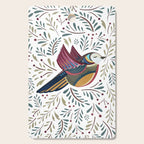 Peace Bird | White Cutting Board Gallery Image 1