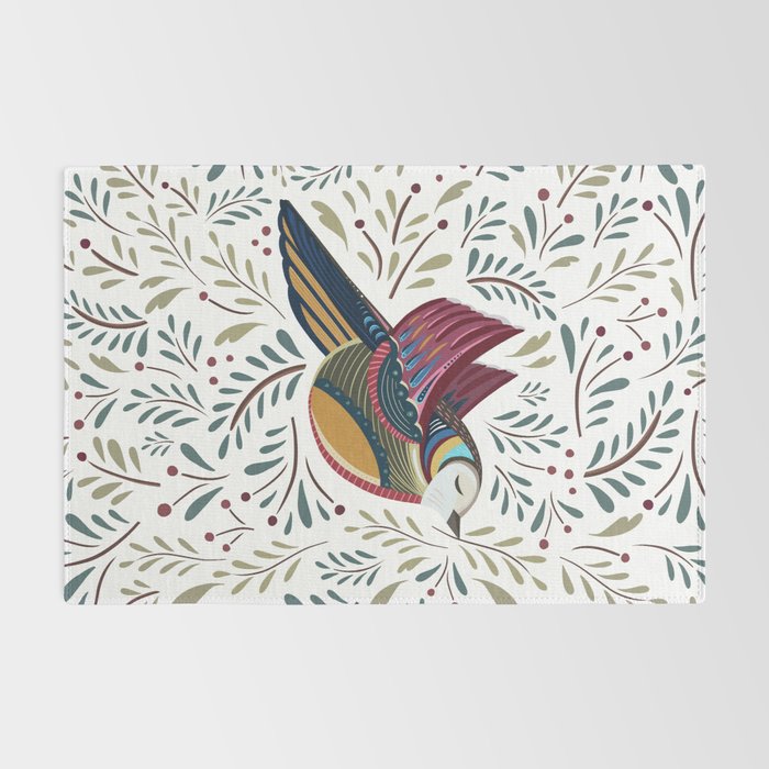 Peace Bird | White Rug Gallery Image 2