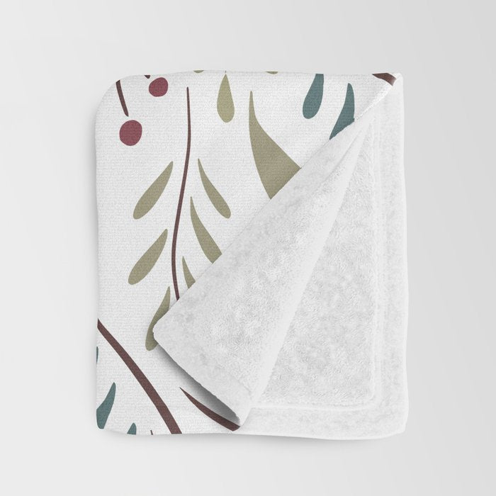 Peace Bird | White Throw Blanket Gallery Image 3