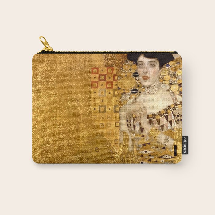 Woman in Gold Portrait by Gustav Klimt Carry All Pouch Gallery Image 1