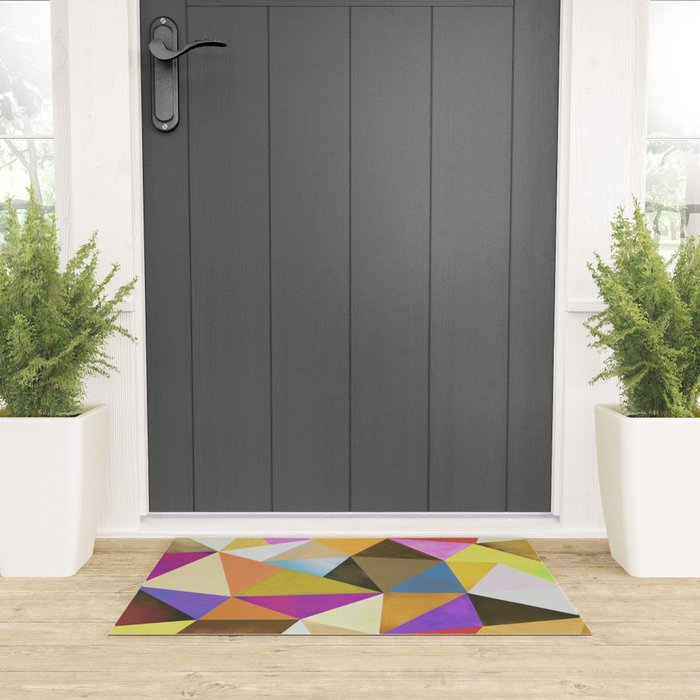 Abstract Angles Welcome Mat Gallery Image 3