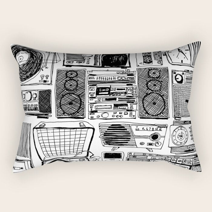Music Boxes Rectangular Pillow Gallery Image 2