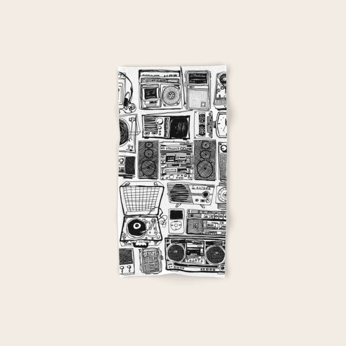 Music Boxes Bath Towel Gallery Image 1