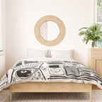 Music Boxes Duvet Cover Gallery Image 3
