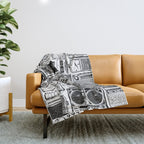 Music Boxes Throw Blanket Gallery Image 1