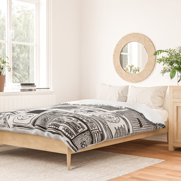 Music Boxes Duvet Cover Gallery Image 2