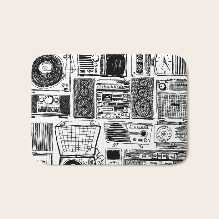 Music Boxes Bath Mat Gallery Image 1