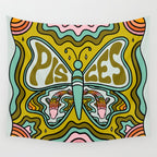 Pisces Butterfly Wall Tapestry Gallery Image 4