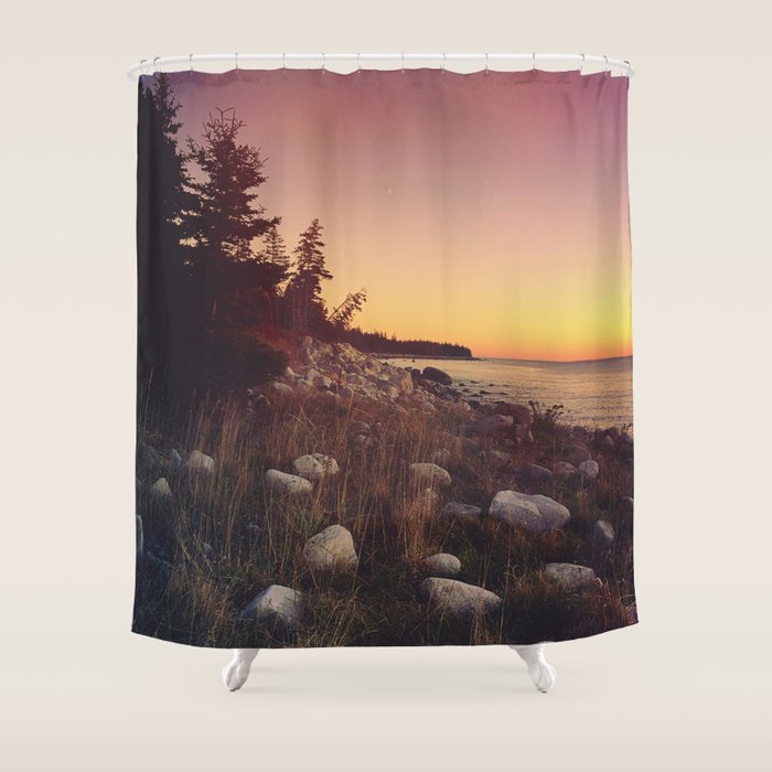 Sunset By the Sea Shower Curtain Gallery Image 1