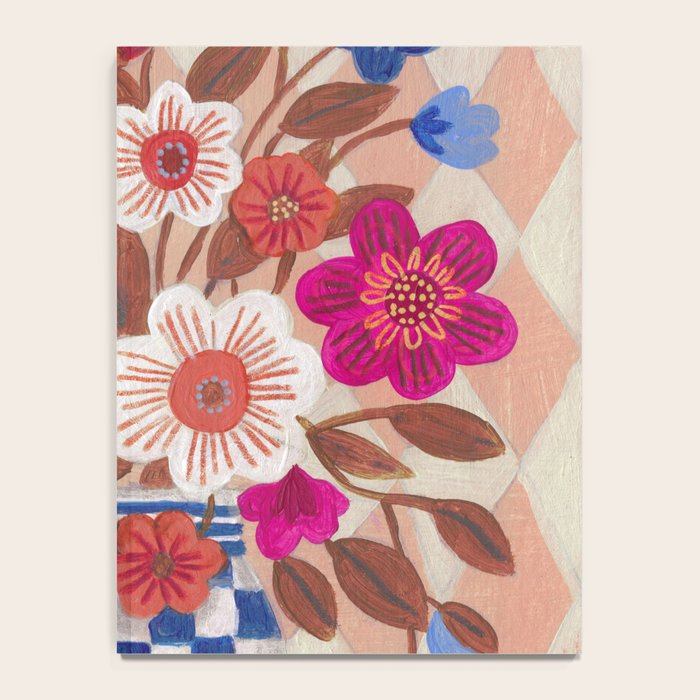 Still life Vase with Bouquet Bright colours Notebook Gallery Image 4