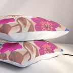 Still life Vase with Bouquet Bright colours Pillow Sham Gallery Image 3