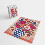 Still life Vase with Bouquet Bright colours Jigsaw Puzzle Gallery Image 2
