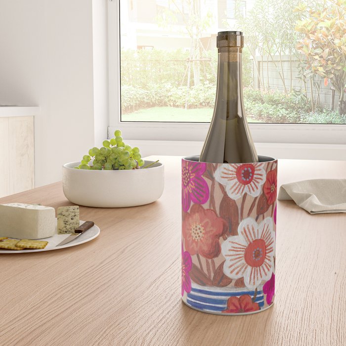 Still life Vase with Bouquet Bright colours Wine Chiller Gallery Image 4