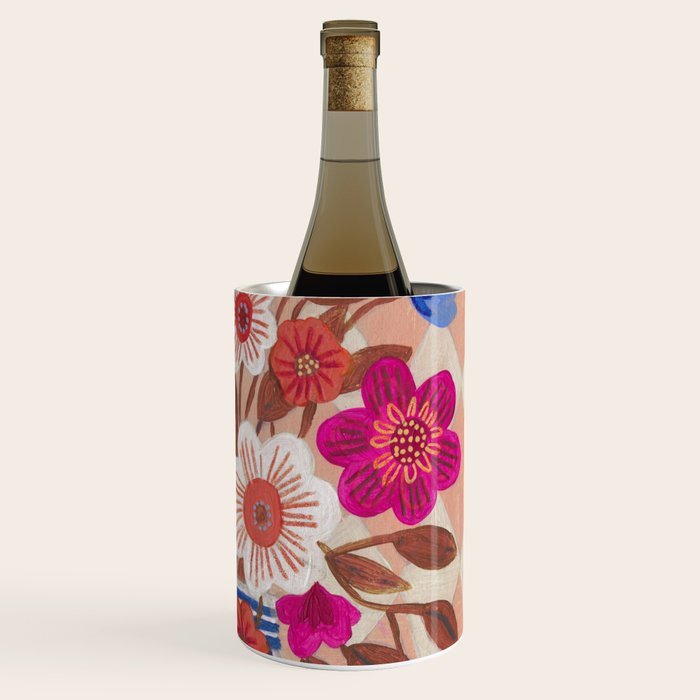 Still life Vase with Bouquet Bright colours Wine Chiller Gallery Image 3